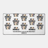 Bitcoin BLIJF NEDERIG STACK SATS Crypto Bureaumat (Voorkant)