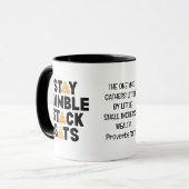 Bitcoin BLIJF NEDERIG STACK SATS Crypto Investor Mok (Voorkant links)