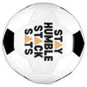 Bitcoin BLIJF NEDERIG STACK SATS Crypto Voetbal (Gedraaid)