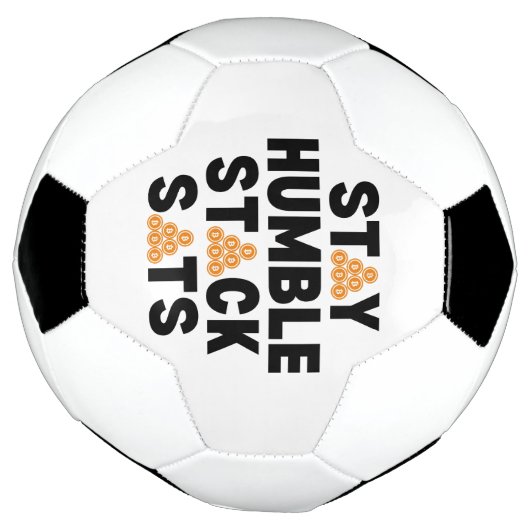 Bitcoin BLIJF NEDERIG STACK SATS Crypto Voetbal (Gedraaid)