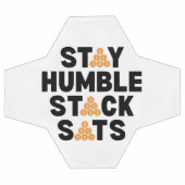 Bitcoin BLIJF NEDERIG STACK SATS Crypto Voetbal (Enkel)