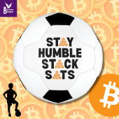 Bitcoin BLIJF NEDERIG STACK SATS Crypto Voetbal