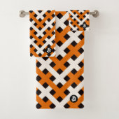 Bitcoin Blockchain (Style 2) Bad Handdoek (Insitu)