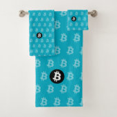 Bitcoin Blue (Style 2) Bad Handdoek (Insitu)