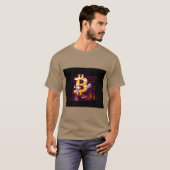Bitcoin Blues: het tweesnijdende zwaard van rijkdo T-shirt (Voorkant volledig)