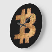 BITCOIN BRIEF B CRYPTOCURRENCY GIFT GROTE KLOK (Hoek)