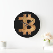 BITCOIN BRIEF B CRYPTOCURRENCY GIFT GROTE KLOK (Huis)