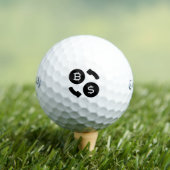 Bitcoin BS Crypto naar US Dollars Golfballen (Insitu Shirt)