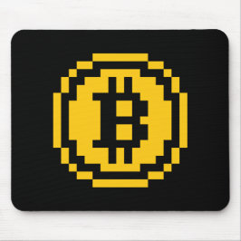 Bitcoin BTC 8-Bit Logo | Muismat