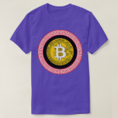 BITCOIN Btc Black T-shirt (Design voorkant)