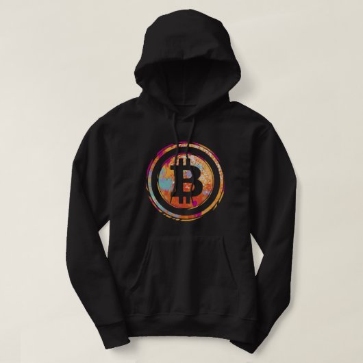 BITCOIN BTC Coinholder Crypto houder Blok Hoodie (Design voorkant)