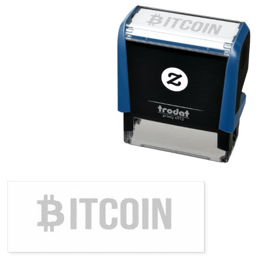 Bitcoin - BTC Crypto Zelfinktende Stempel (In situ)