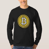 Bitcoin BTC Cryptocurrency Trader For Crypto Inve T-shirt (Voorkant)