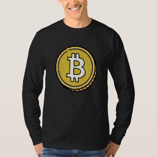 Bitcoin BTC Cryptocurrency Trader  For Crypto Inve T-shirt (Voorkant)