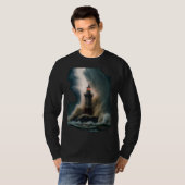 Bitcoin BTC Lighthouse Nautical Hard Money Ocean L T-shirt (Voorkant volledig)