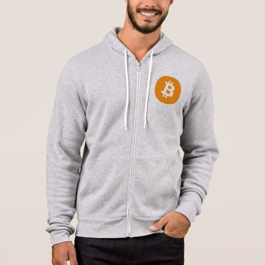 Bitcoin BTC Logo Crypto Blockchain Shirt (Voorkant)