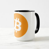 Bitcoin BTC Logo | Mok (Voorkant rechts)