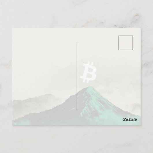 Bitcoin Bull All-Time-High (ATH) Briefkaart (Achterkant)