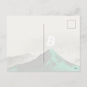 Bitcoin Bull All-Time-High (ATH) Feestdagenkaart (Achterkant)