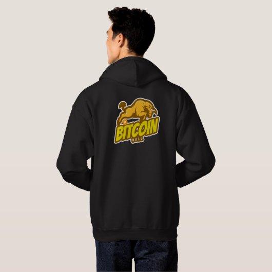 Bitcoin Bull run - BTC Crypto Hoodie (Achterkant volledig)