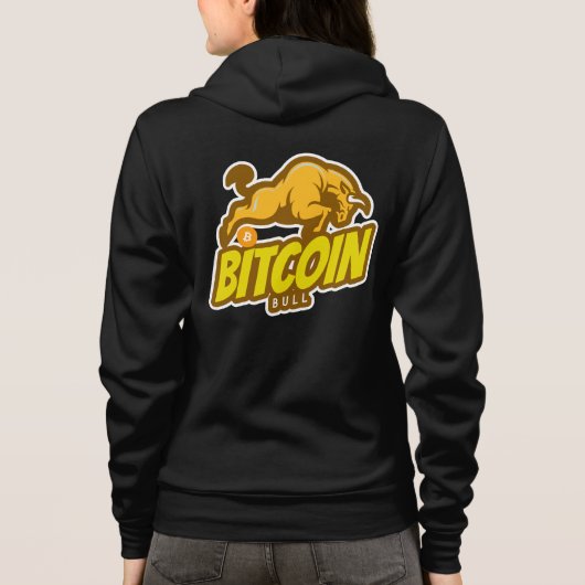 Bitcoin Bull run - BTC Crypto Hoodie (Achterkant)