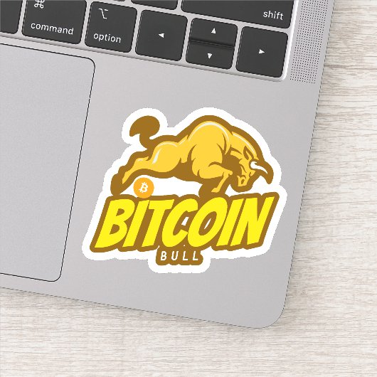 Bitcoin Bull run - BTC Crypto Sticker (Detail)