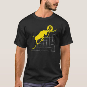 Bitcoin Bull Run Cryptocurrency Blockchain Hold Mi T-shirt