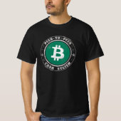 Bitcoin Cash P2P T-shirt (Voorkant)