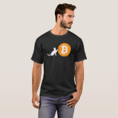 Bitcoin Cat Blockchain Cryptocurrency Digitale Mun T-shirt (Voorkant volledig)