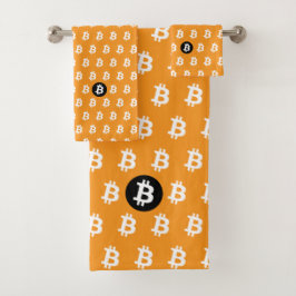 Bitcoin Classic Orange Bad Handdoek