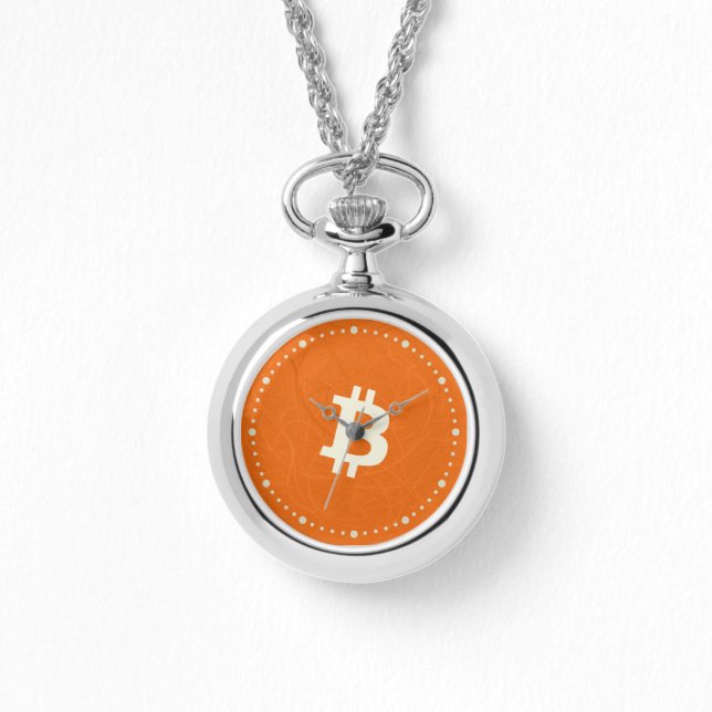 Bitcoin Classic Orange (Neuron) Horloge (Voorkant)
