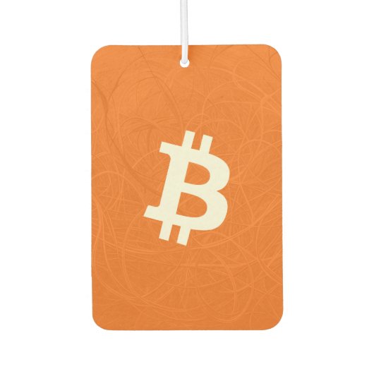 Bitcoin Classic Orange (Neuron) Luchtverfrisser (Voorkant)