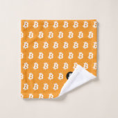 Bitcoin Classic Oranje Bad Handdoek (Wasdoekje)