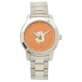 Bitcoin Classic Oranje (Neuron) Horloge
