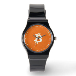 Bitcoin Classic Oranje (Neuron) Horloge