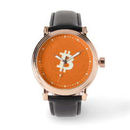 Bitcoin Classic Oranje (Neuron) Horloge