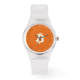 Bitcoin Classic Oranje (Neuron) Horloge