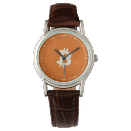 Bitcoin Classic Oranje (Neuron) Horloge