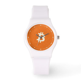 Bitcoin Classic Oranje (Neuron) Horloge