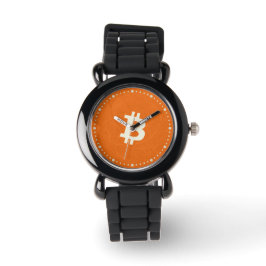 Bitcoin Classic Oranje (Neuron) Horloge