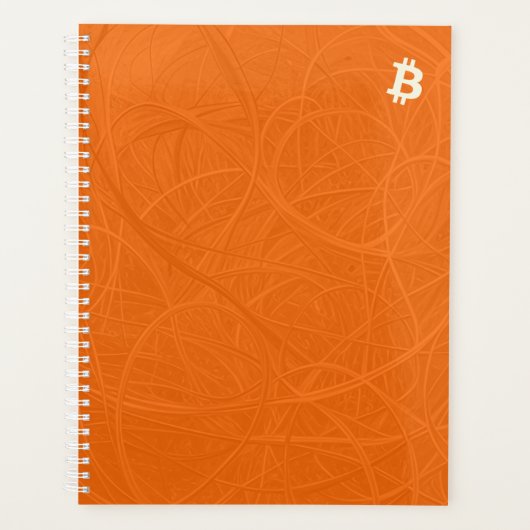 Bitcoin Classic Oranje (Neuron) Planner (Voorkant)
