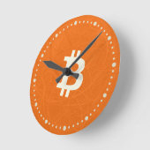 Bitcoin Classic Oranje (Neuron) Ronde Klok (Hoek)