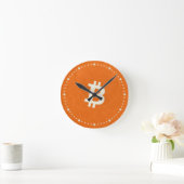 Bitcoin Classic Oranje (Neuron) Ronde Klok (Huis)