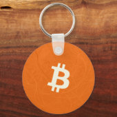 Bitcoin Classic Oranje (Neuron) Sleutelhanger (Voorkant)