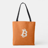 Bitcoin Classic Oranje (Neuron) Tote Bag (Achterkant)