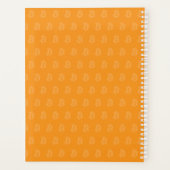 Bitcoin Classic Oranje Planner (Achterkant)