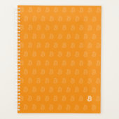 Bitcoin Classic Oranje Planner (Voorkant)