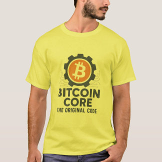 Bitcoin Core T-shirt – "De originele code" Gear