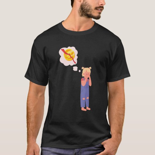 Bitcoin Crash Sad Crypto Miner & Btc Holder T-shirt (Voorkant)