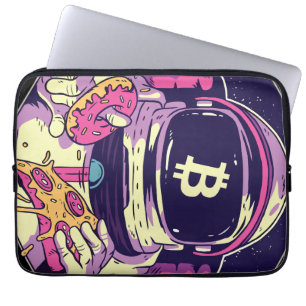 BITCOIN-Crypto Astronaut Laptop Sleeve